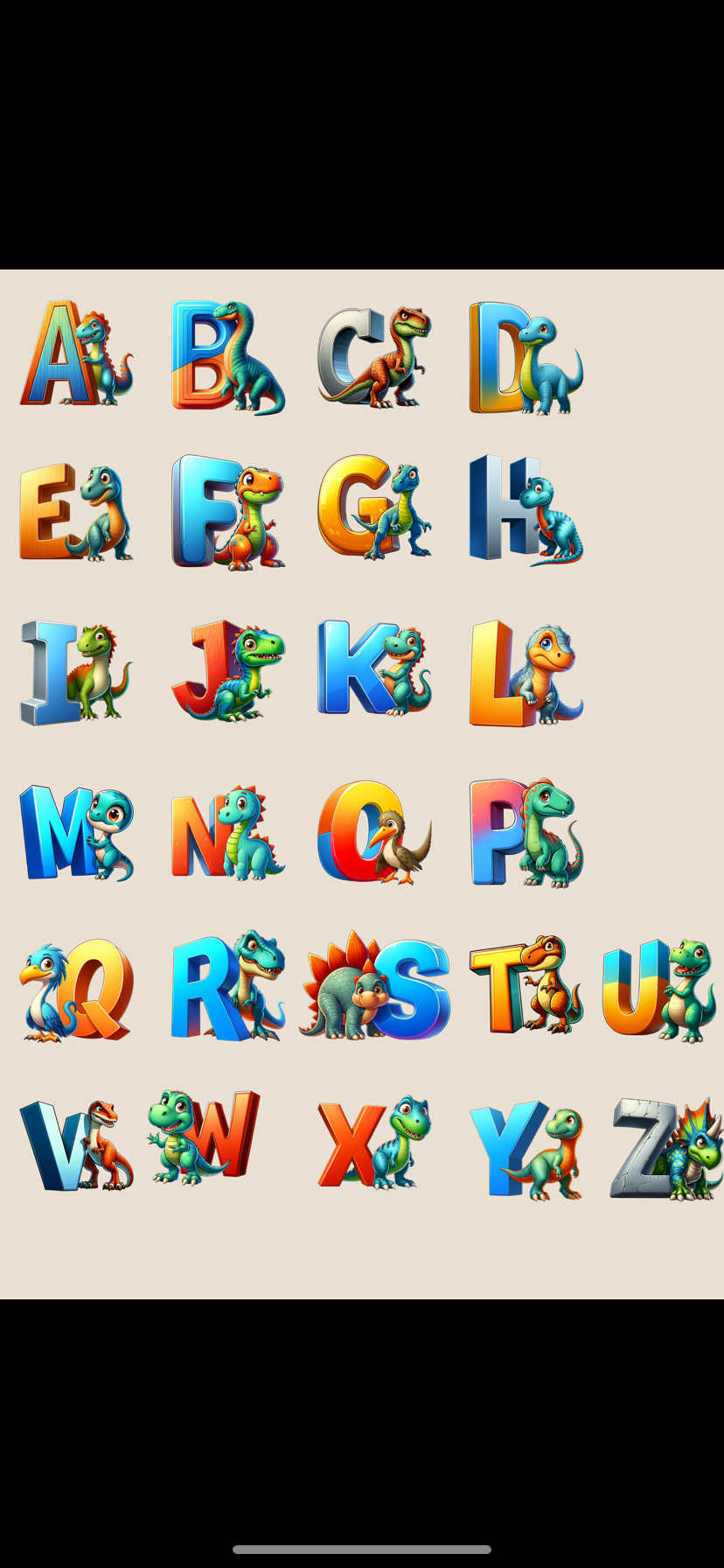 Dinosaur Letter Moneybox