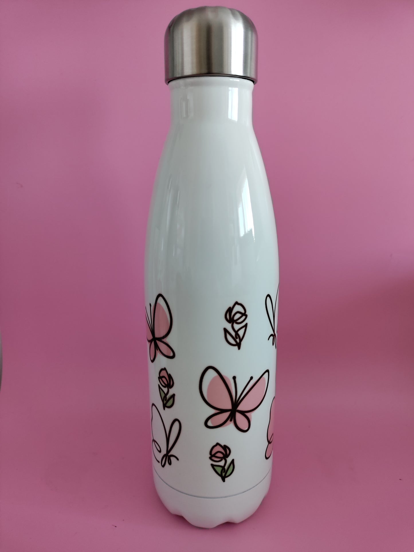Butterfly Rose Bowling Bottle