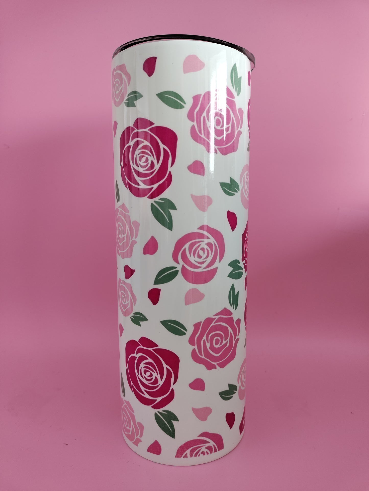 Pink Rose 20oz Stainless Tumbler