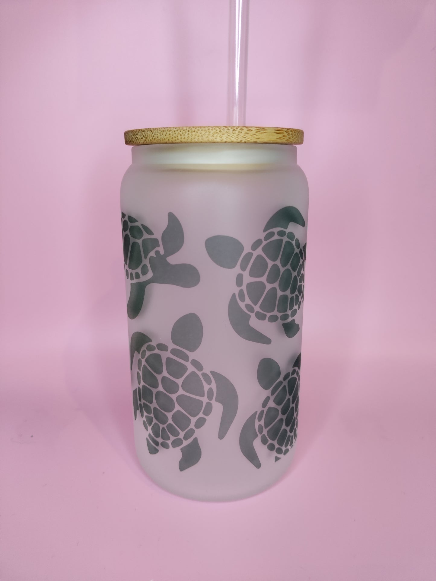 Turtle Glass Can